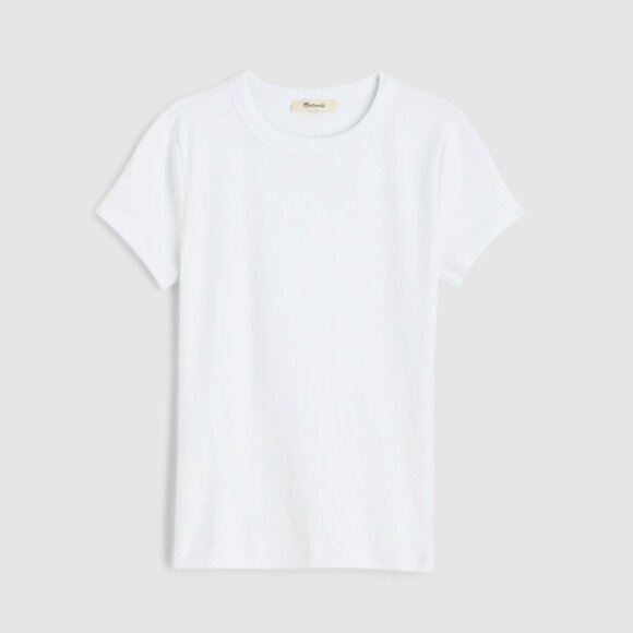 Madewell The 90s Tee in Compact Cotton - Picture 1 of 2
